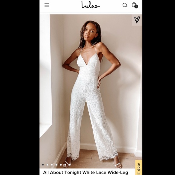 Lulus Pants - Lulus all about tonight lace jumpsuit